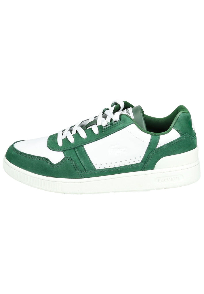 Lacoste Sneaker Leder/Textil Weiß/Grün