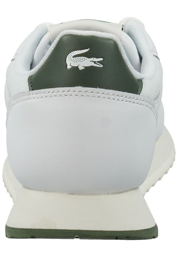 Lacoste Sneaker Leder/Textil Weiß/Grün
