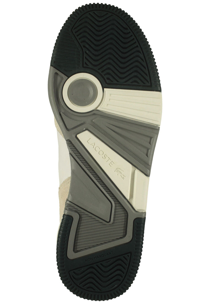 Lacoste Sneaker Leder/Textil Weiß/Grün