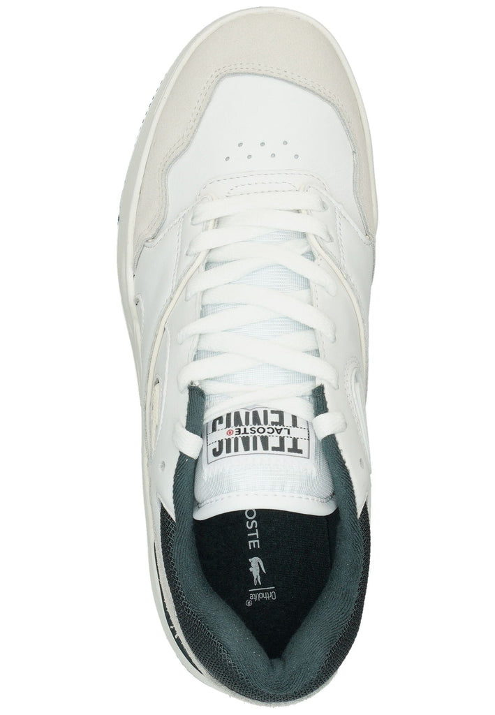 Lacoste Sneaker Leder/Textil Weiß/Grün