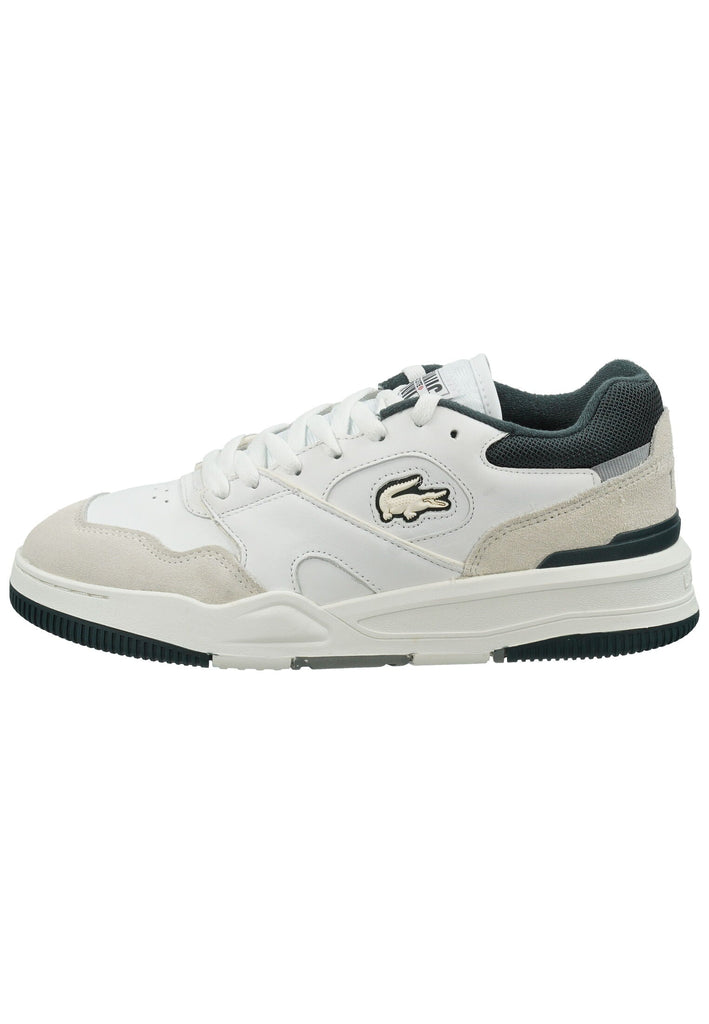 Lacoste Sneaker Leder/Textil Weiß/Grün