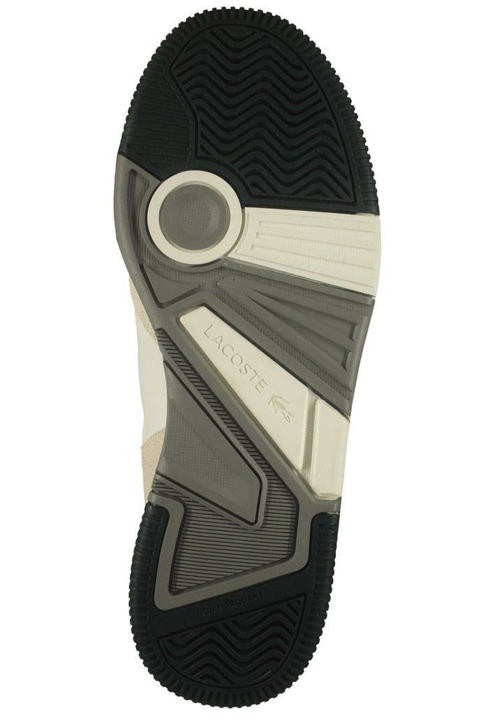 Lacoste Sneaker Leder/Textil Weiß/Grün