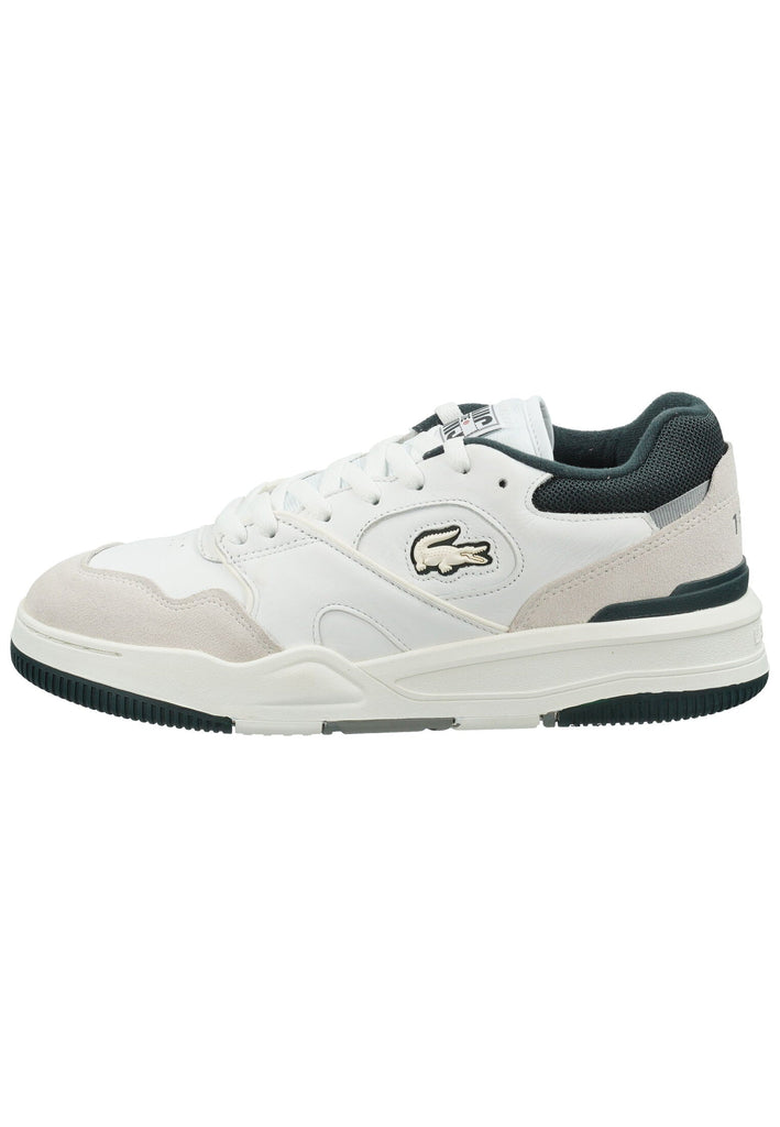 Lacoste Sneaker Leder/Textil Weiß/Grün