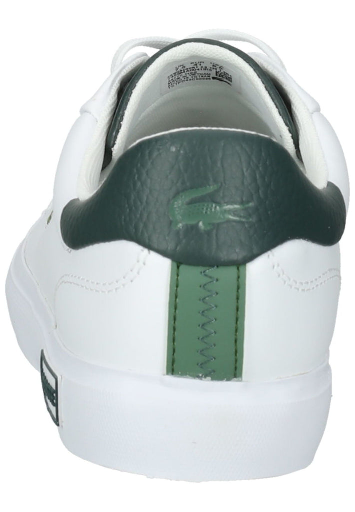 Lacoste Sneaker Leder/Textil Weiß/Grün