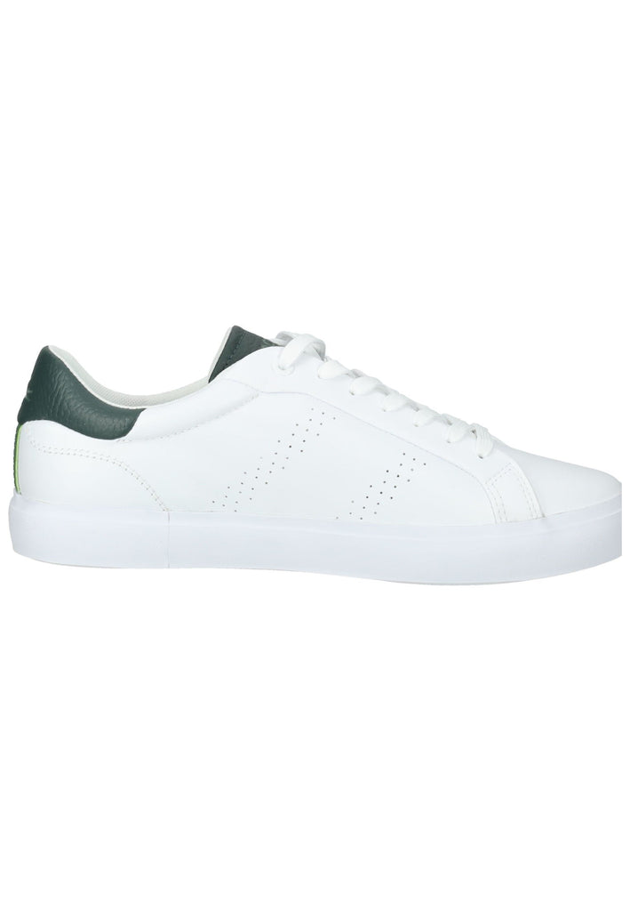 Lacoste Sneaker Leder/Textil Weiß/Grün