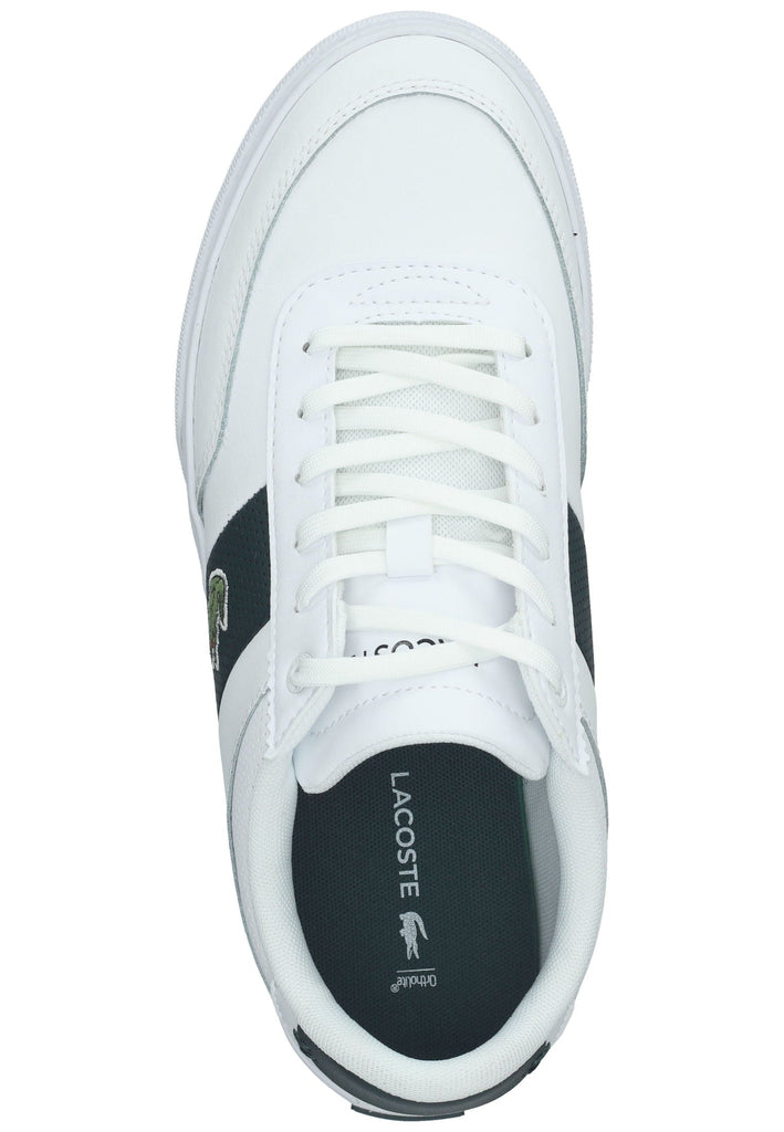 Lacoste Sneaker Leder/Textil Weiß/Grün