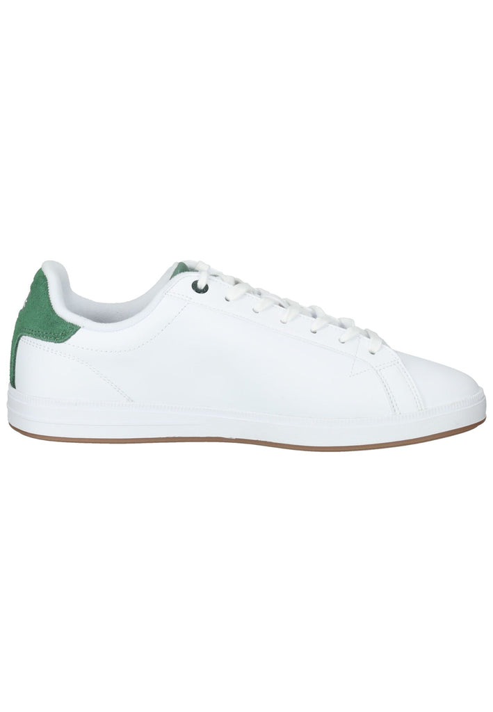 Lacoste Sneaker Leder/Textil Weiß/Grün