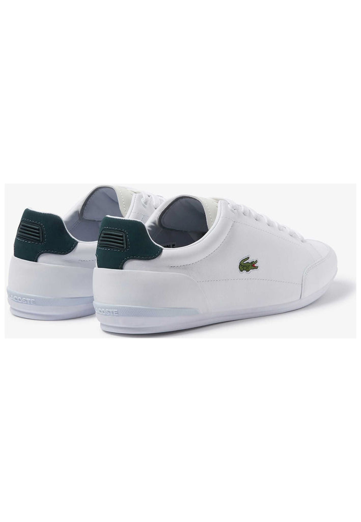 Lacoste Sneaker Leder/Textil Weiß/Grün
