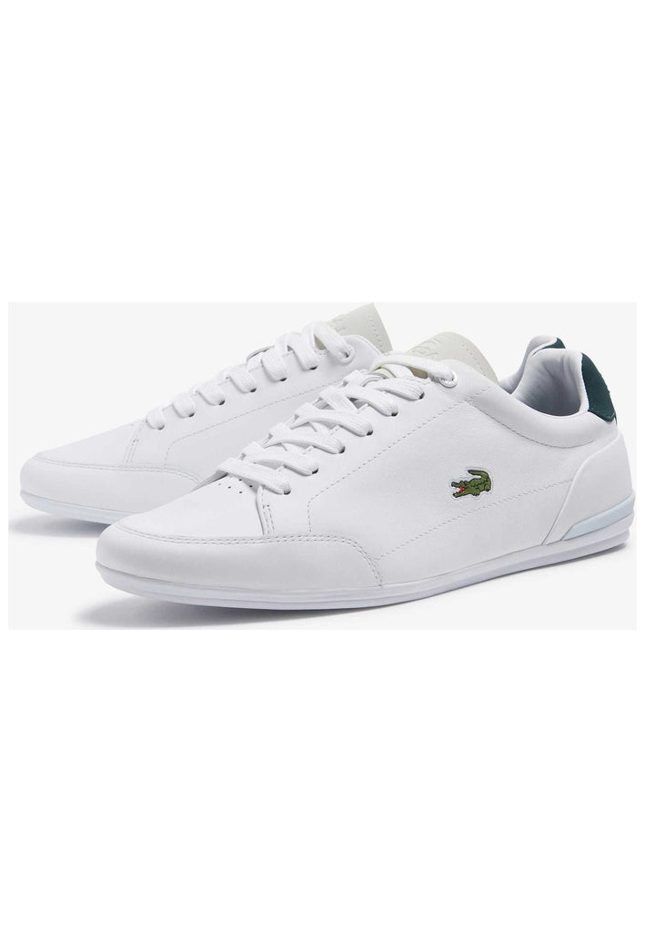 Lacoste Sneaker Leder/Textil Weiß/Grün