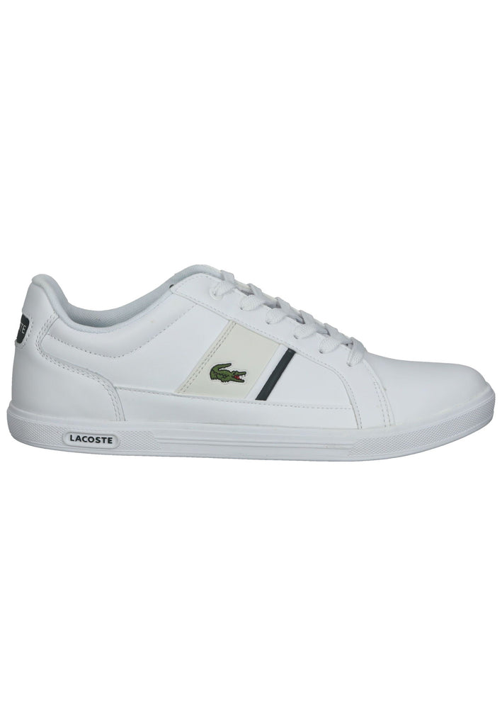Lacoste Sneaker Leder/Textil Weiß/Grün
