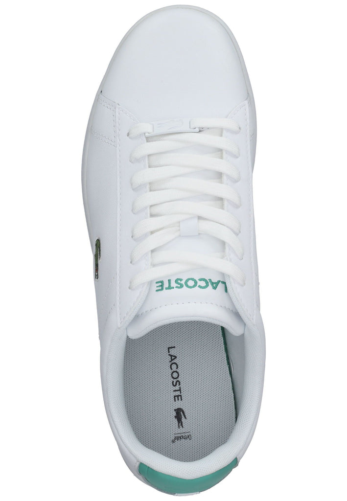 Lacoste Sneaker Leder/Textil Weiß/Grün