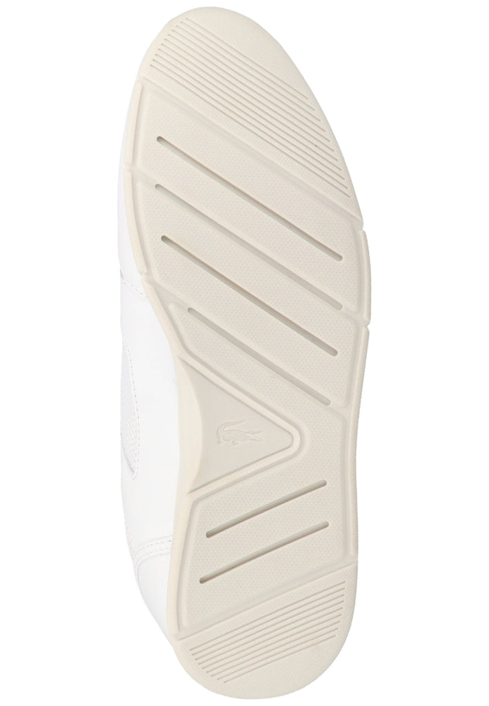 Lacoste Sneaker Leder/Textil Weiß/Grün