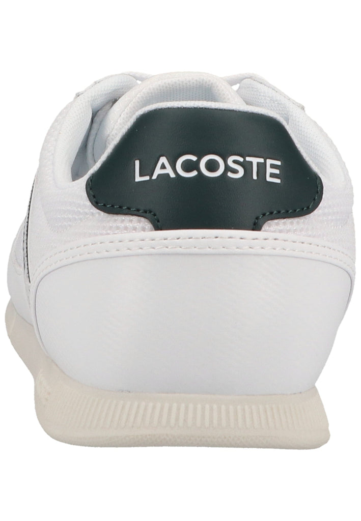 Lacoste Sneaker Leder/Textil Weiß/Grün