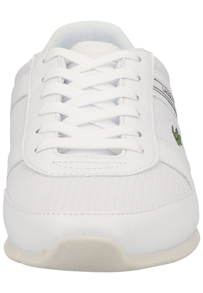 Lacoste Sneaker Leder/Textil Weiß/Grün