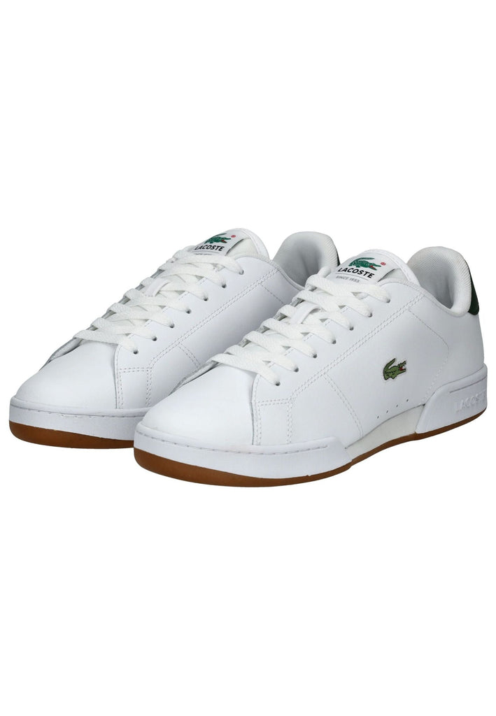 Lacoste Sneaker Leder/Textil Weiß/Grün