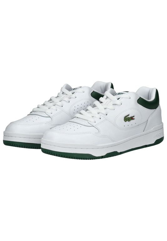 Lacoste Sneaker Leder/Textil Weiß/Grün
