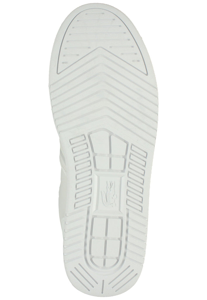 Lacoste Sneaker Leder/Textil Weiß Kombi