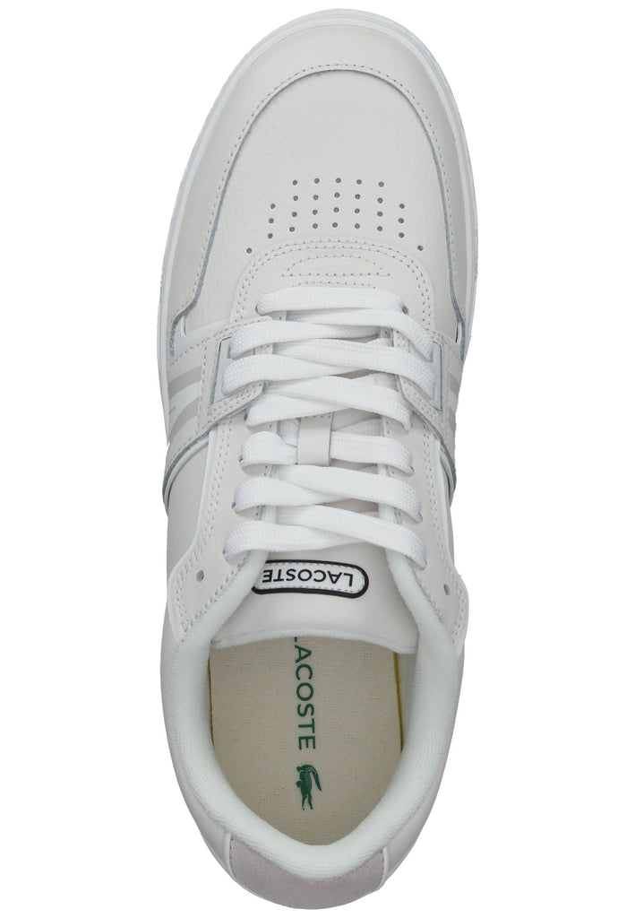 Lacoste Sneaker Leder/Textil Weiß Kombi