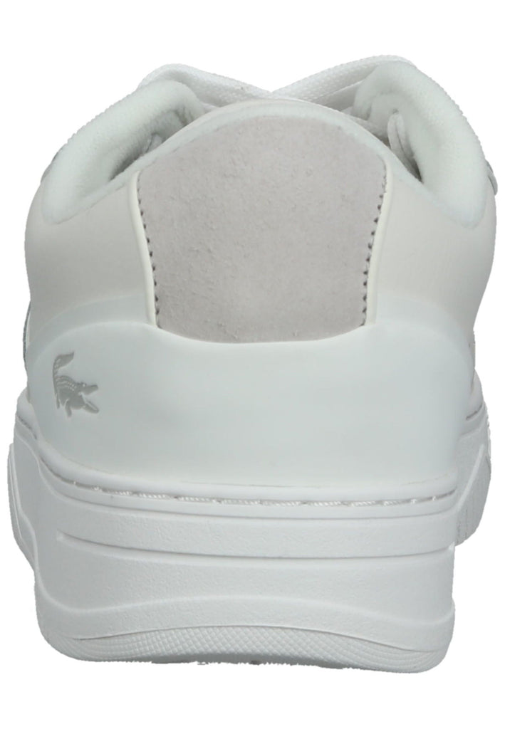 Lacoste Sneaker Leder/Textil Weiß Kombi