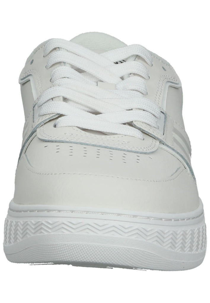 Lacoste Sneaker Leder/Textil Weiß Kombi