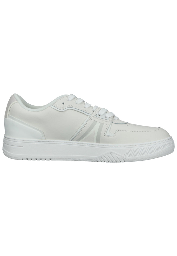 Lacoste Sneaker Leder/Textil Weiß Kombi