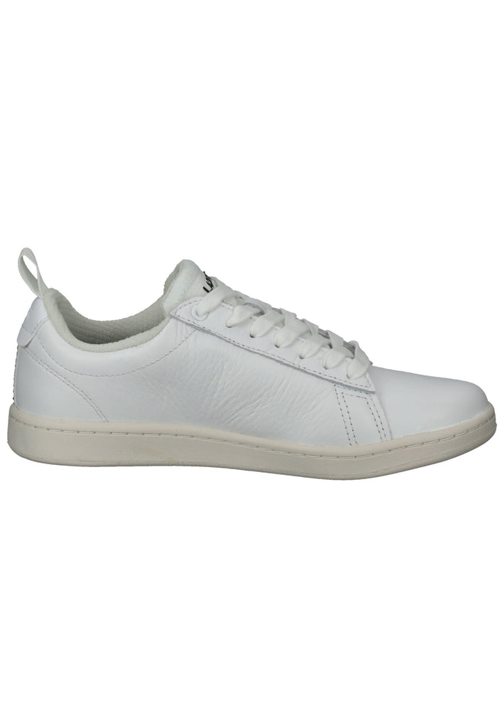 Lacoste Sneaker Leder/Textil Weiß Kombi
