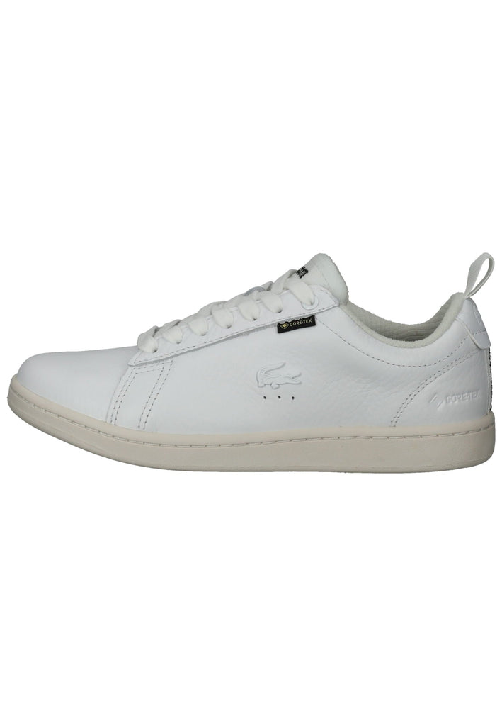 Lacoste Sneaker Leder/Textil Weiß Kombi