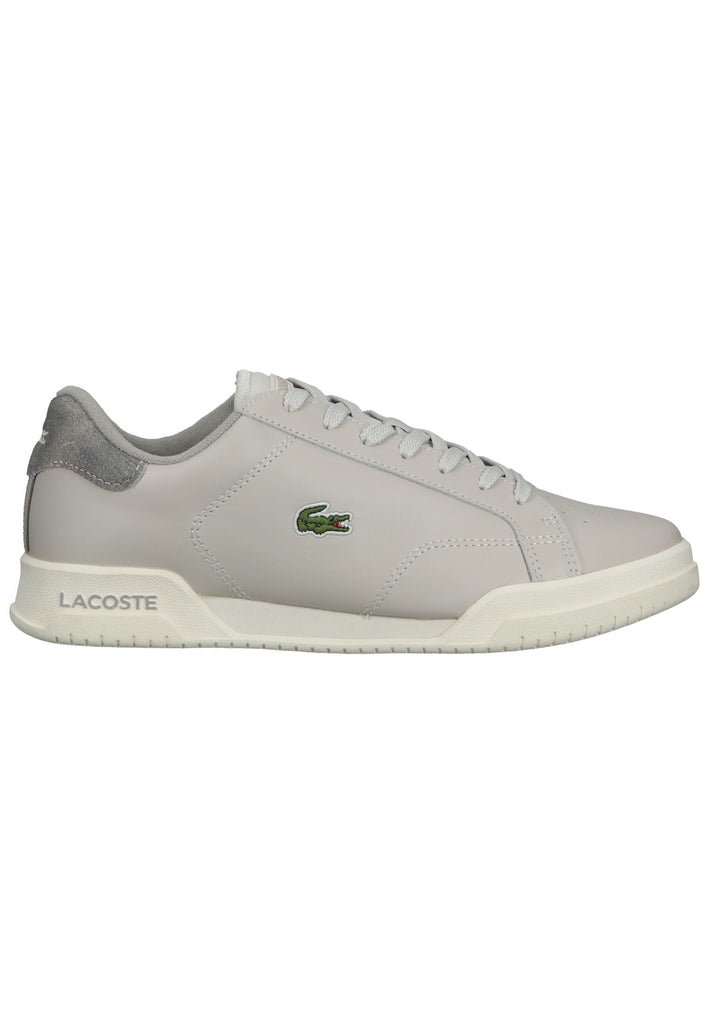 Lacoste Sneaker Leder/Textil Weiß Kombi