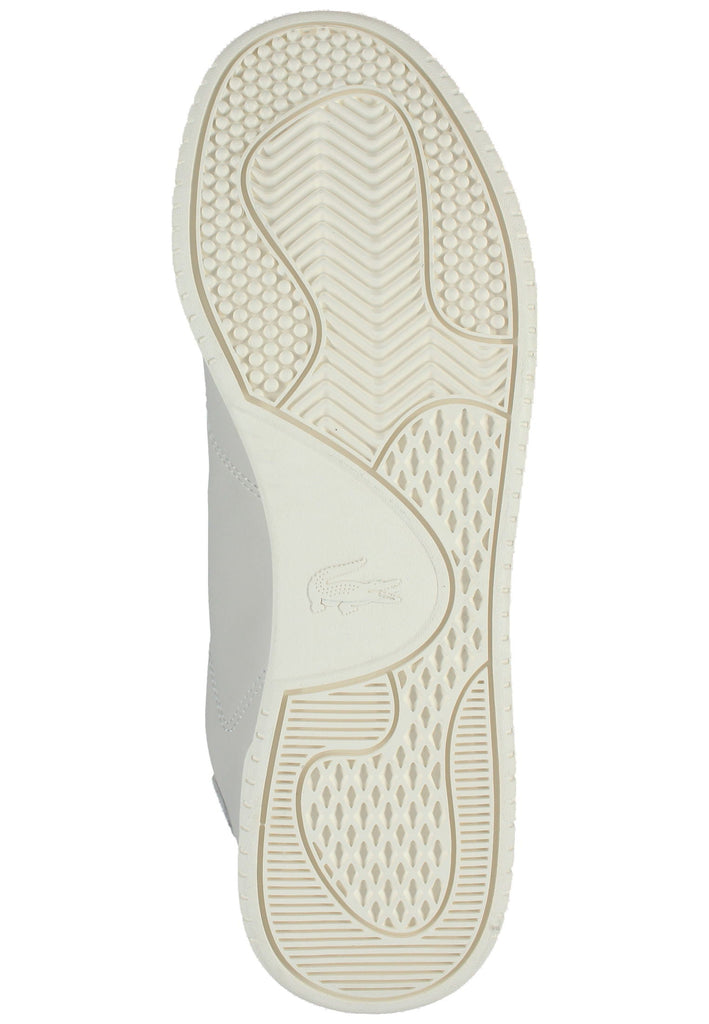 Lacoste Sneaker Leder/Textil Weiß Kombi