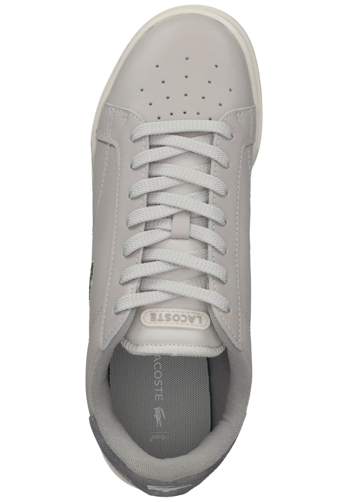 Lacoste Sneaker Leder/Textil Weiß Kombi