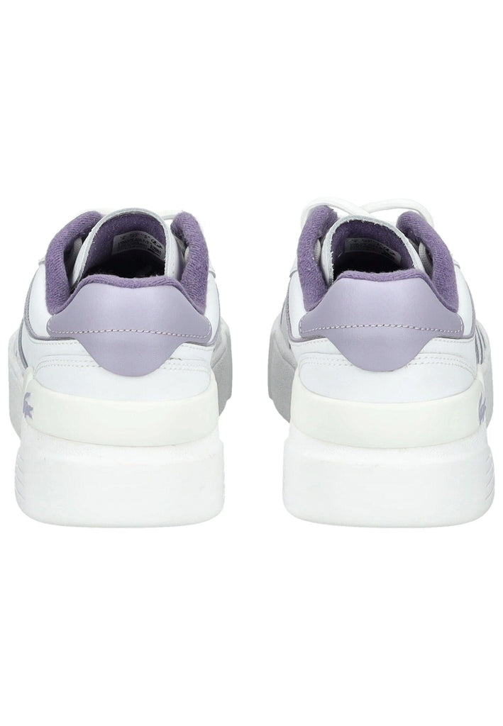 Lacoste Sneaker Leder/Textil Weiß/Lila