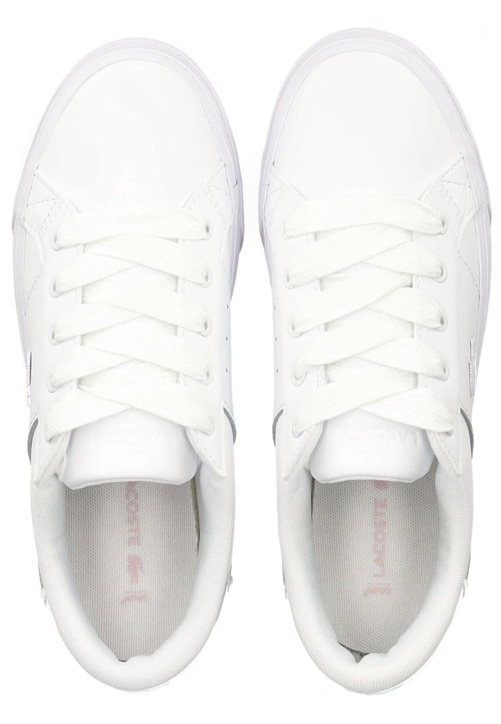 Lacoste Sneaker Leder/Textil Weiß/Pink