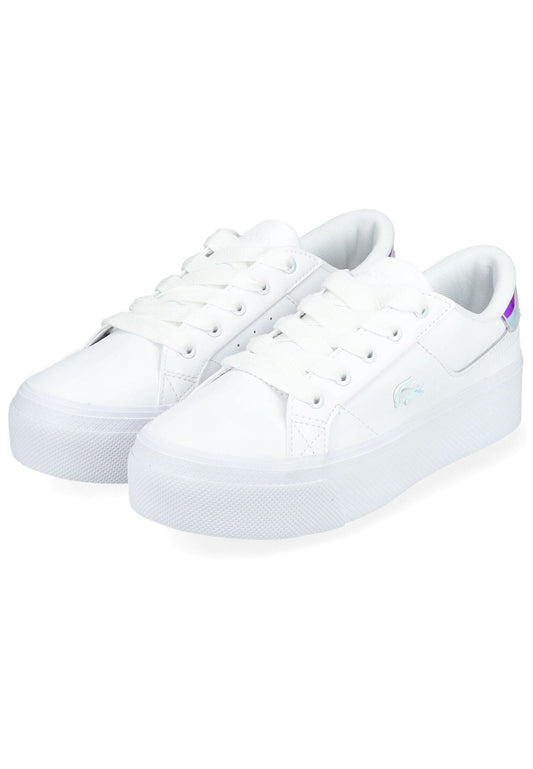 Lacoste Sneaker Leder/Textil Weiß/Pink