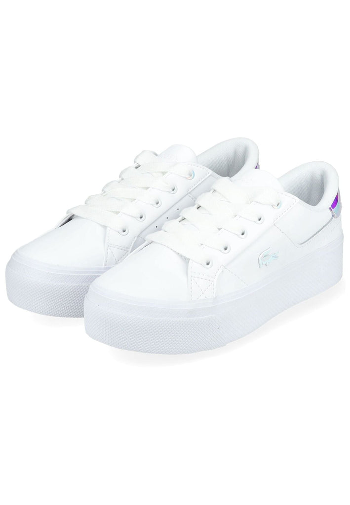 Lacoste Sneaker Leder/Textil Weiß/Pink