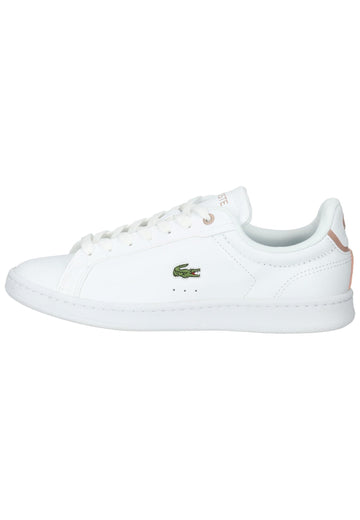 Lacoste Sneaker Leder/Textil Weiß/Pink