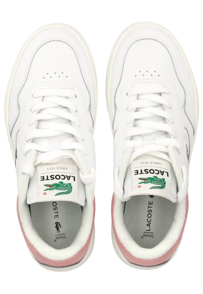 Lacoste Sneaker Leder/Textil Weiß/Pink