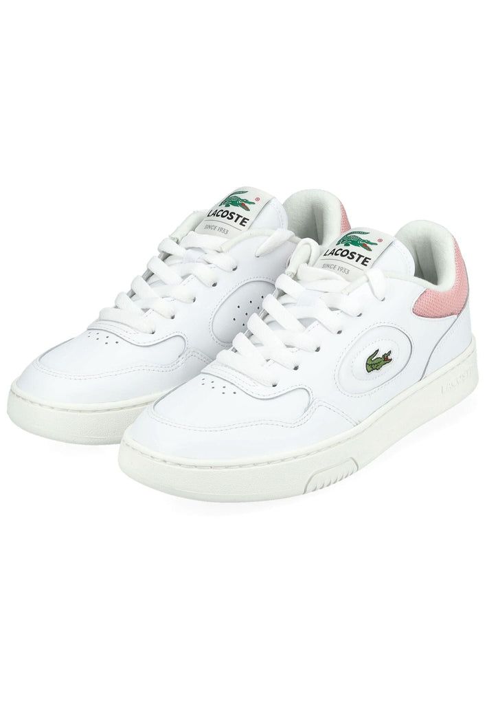 Lacoste Sneaker Leder/Textil Weiß/Pink