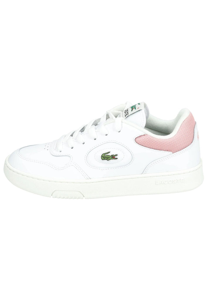 Lacoste Sneaker Leder/Textil Weiß/Pink