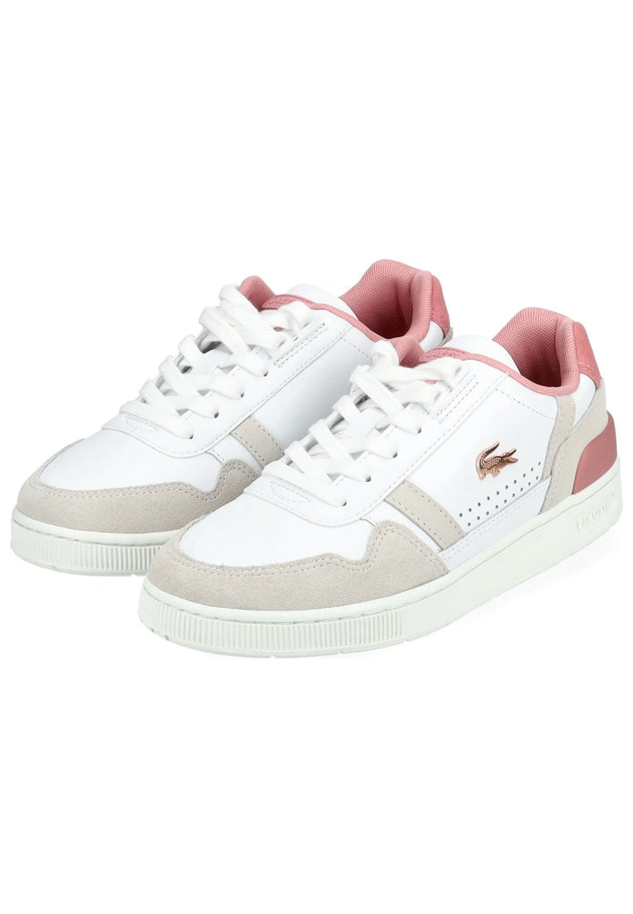 Lacoste Sneaker Leder/Textil Weiß/Pink