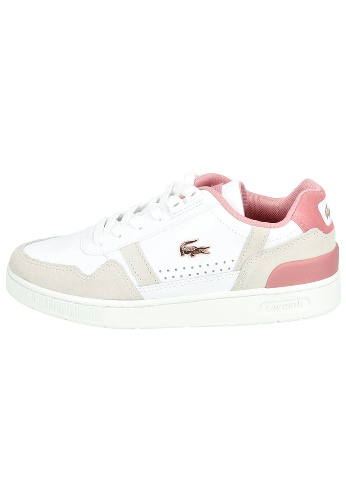 Lacoste Sneaker Leder/Textil Weiß/Pink
