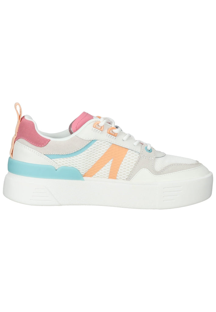 Lacoste Sneaker Leder/Textil Weiß/Pink