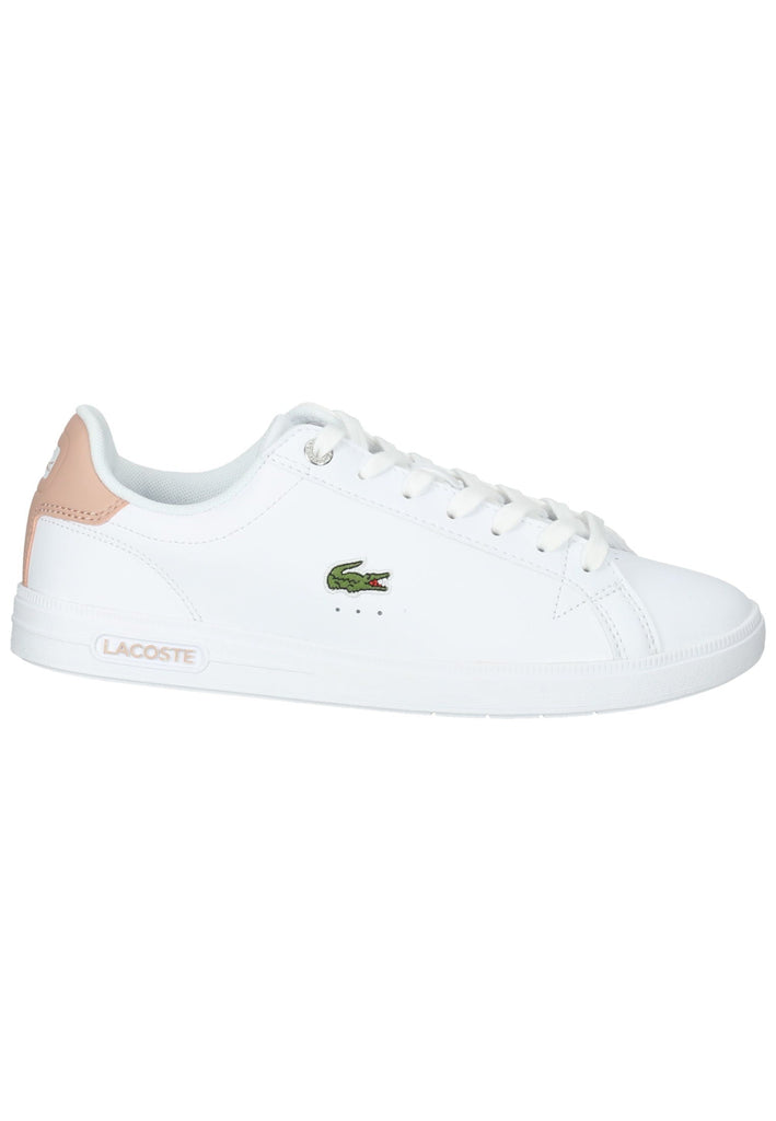 Lacoste Sneaker Leder/Textil Weiß/Pink