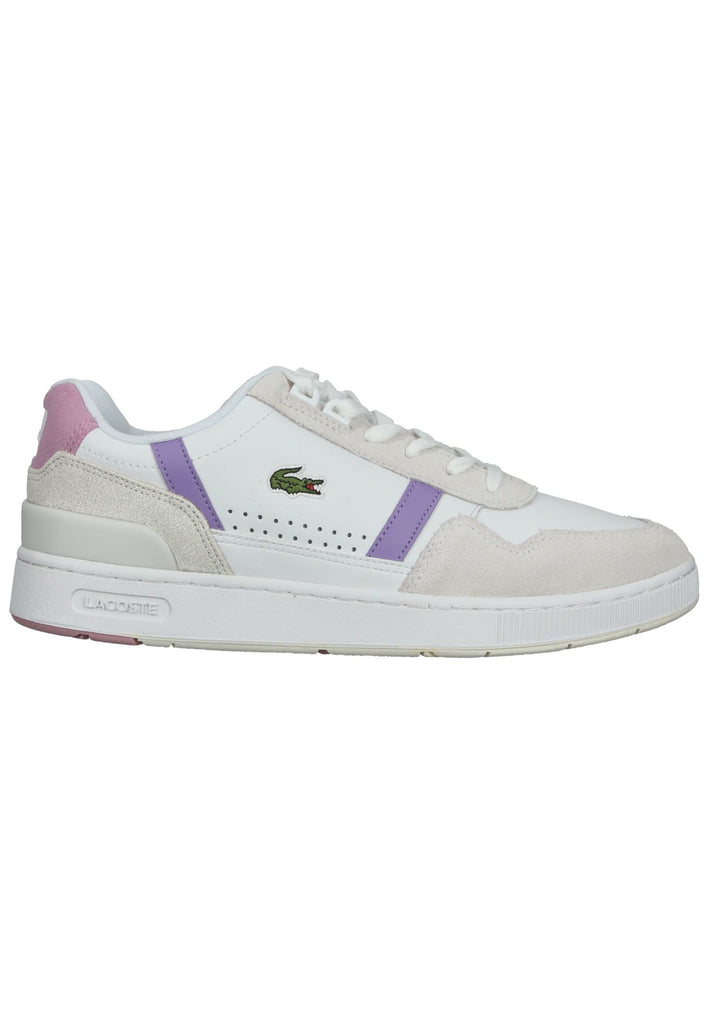 Lacoste Sneaker Leder/Textil Weiß/Pink