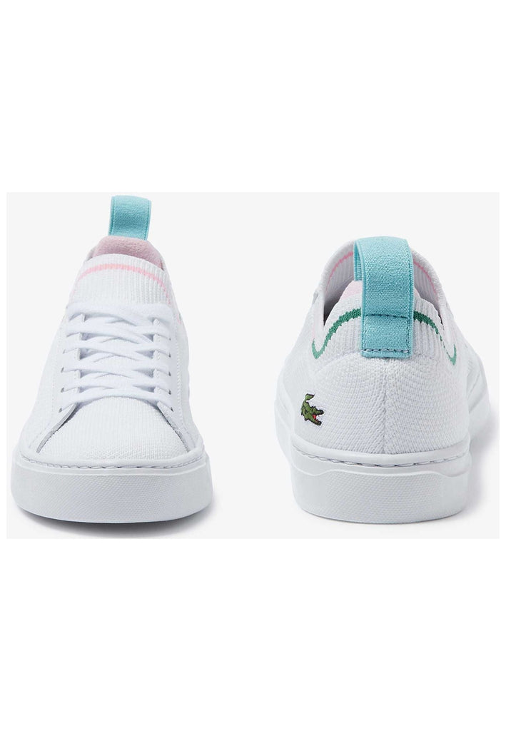 Lacoste Sneaker Leder/Textil Weiß/Pink