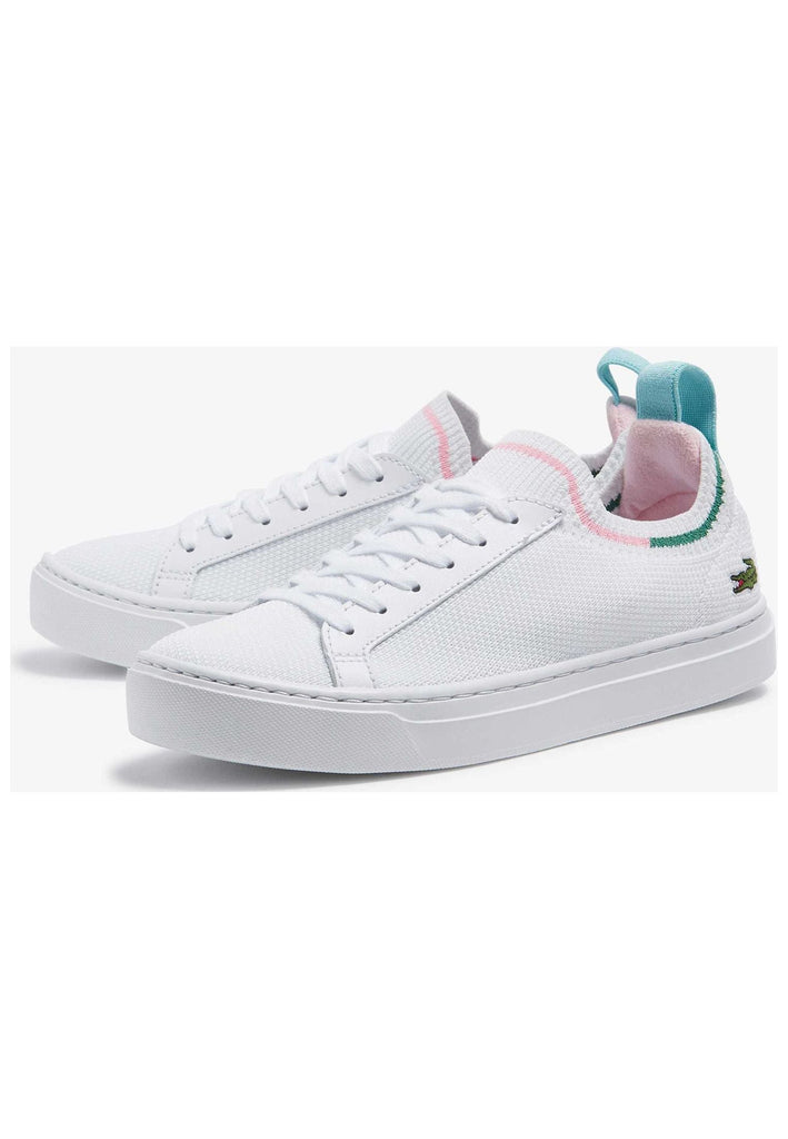 Lacoste Sneaker Leder/Textil Weiß/Pink