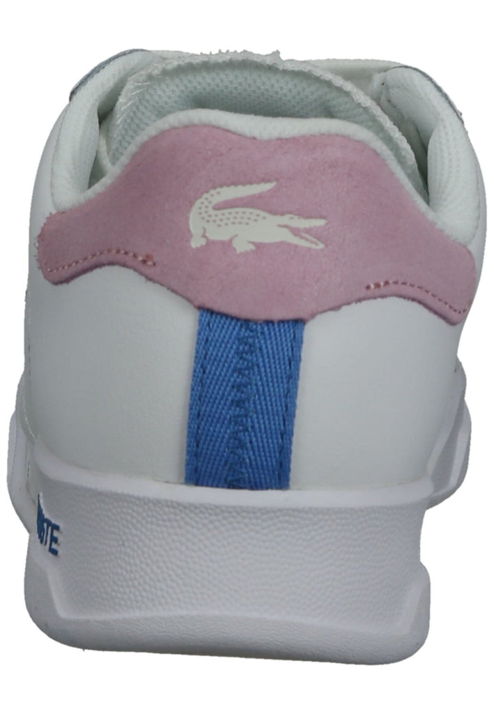 Lacoste Sneaker Leder/Textil Weiß/Rosa