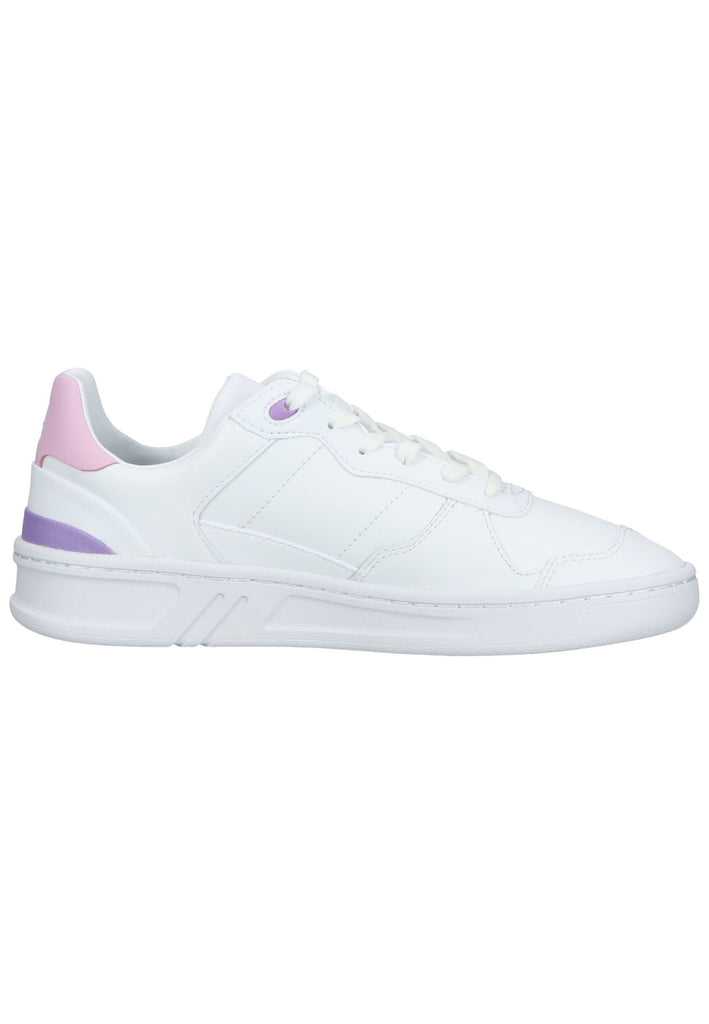 Lacoste Sneaker Leder/Textil Weiß/Rosa