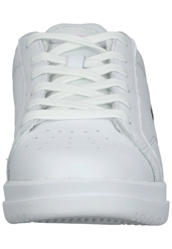 Lacoste Sneaker Leder/Textil Weiß/Rosa