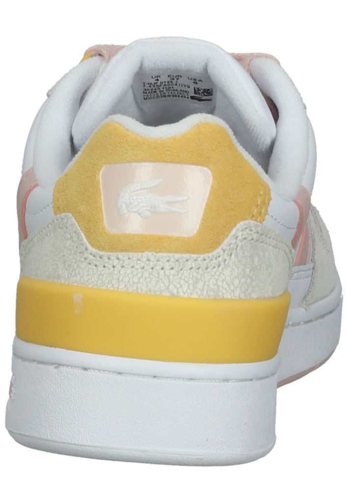 Lacoste Sneaker Leder/Textil Weiß/Rosa