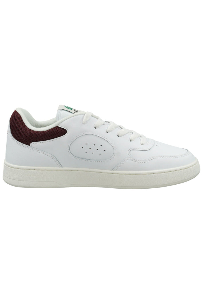 Lacoste Sneaker Leder/Textil Weiß/Rot